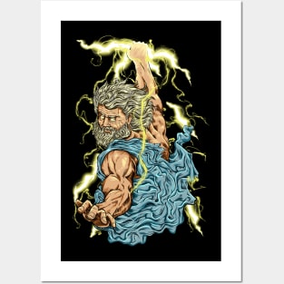 God of Greek mythology - Jupiter Zeus Posters and Art